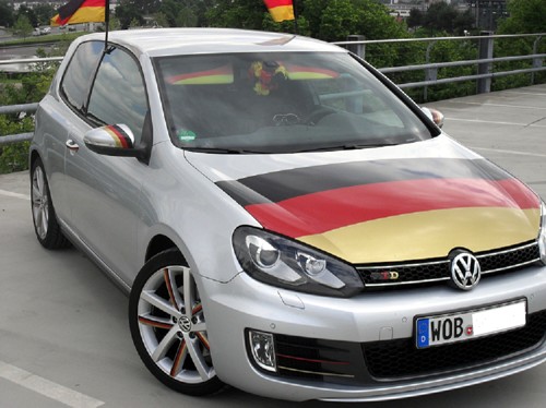 Golf 6 GTD mit WM Design Aufkleber